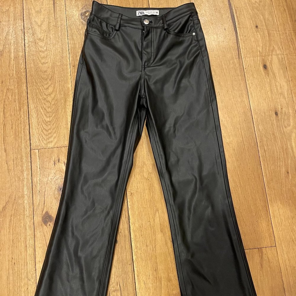 Zara Leather Pants Size 0